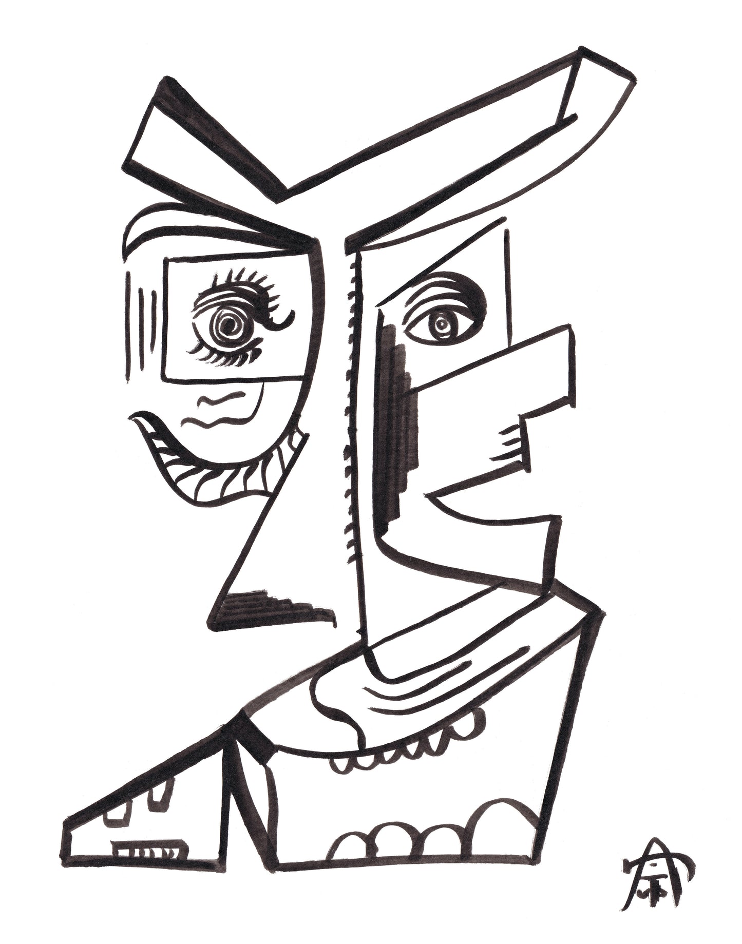 Split Smile (11×14 Print)