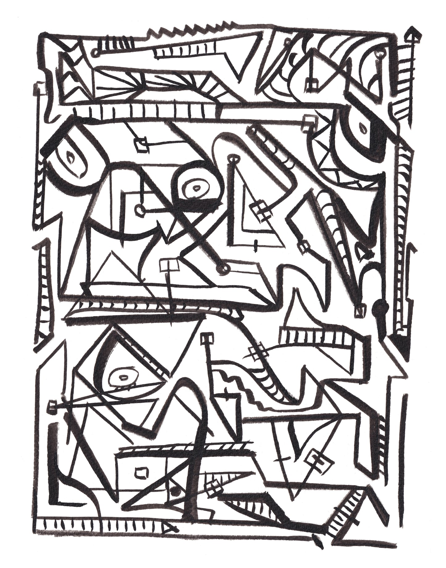 City of Faces (11×14 Print)