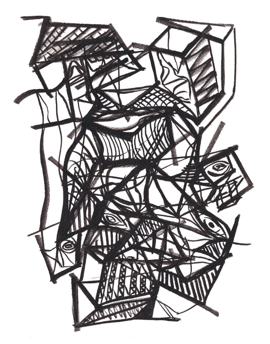 Crossed Wires (11×14 Print)