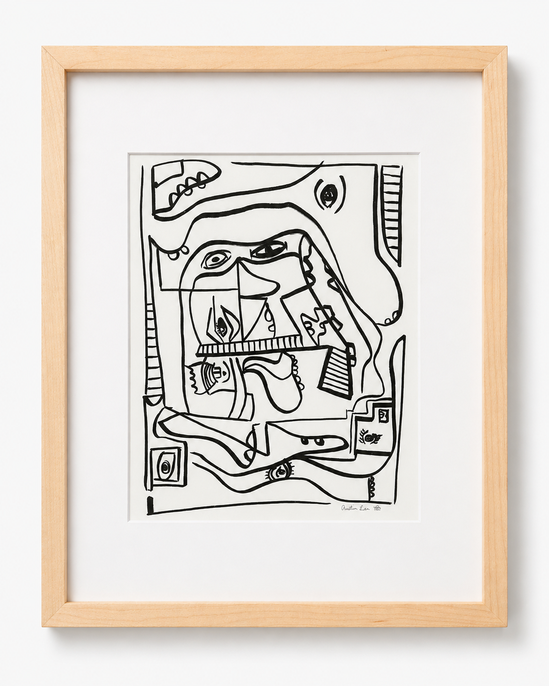 Framed 11x14_Inside Out_Maple