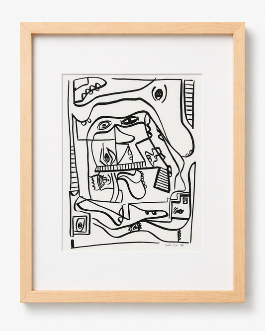 Framed 11x14_Inside Out_Maple