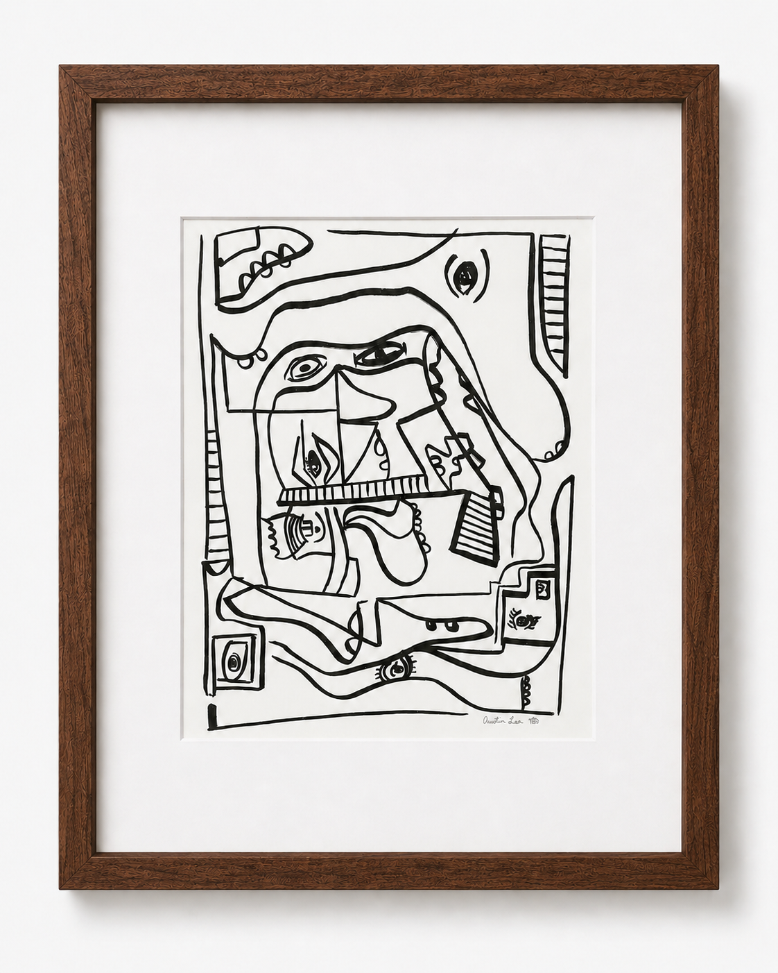 Framed 11x14_Inside Out_Walnut