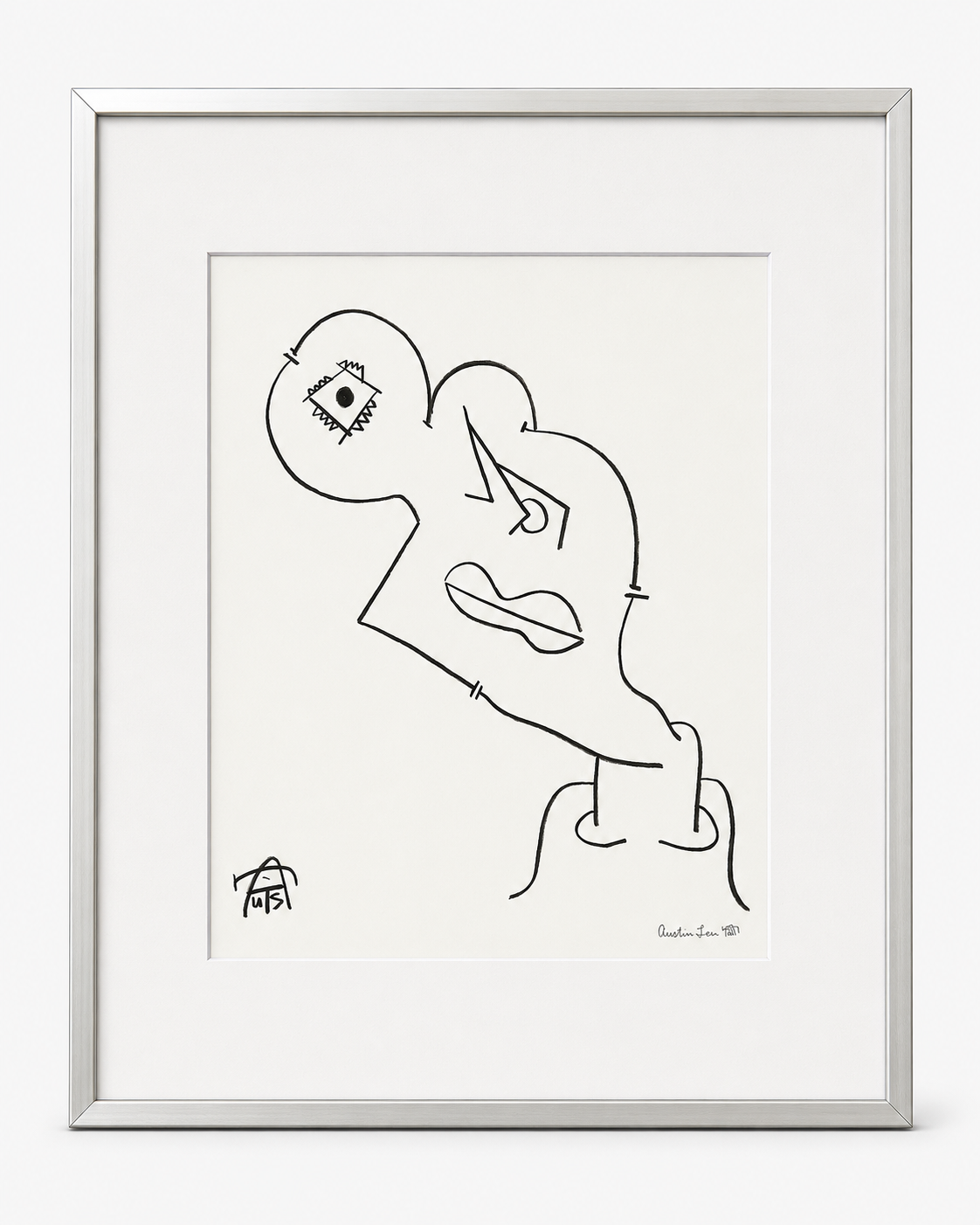 Framed 11x14_Pinned Eye_Aluminum