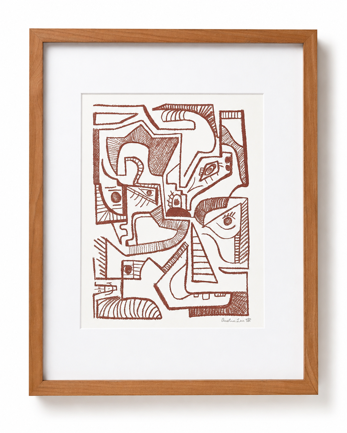 Framed 11x14_Pressure to Align_Cherry