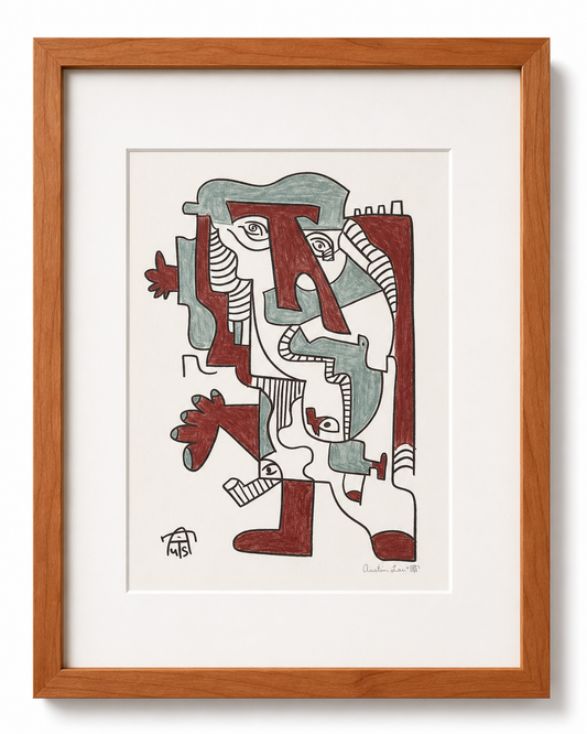 Framed 11x14_Structure of Not Knowing_Cherry