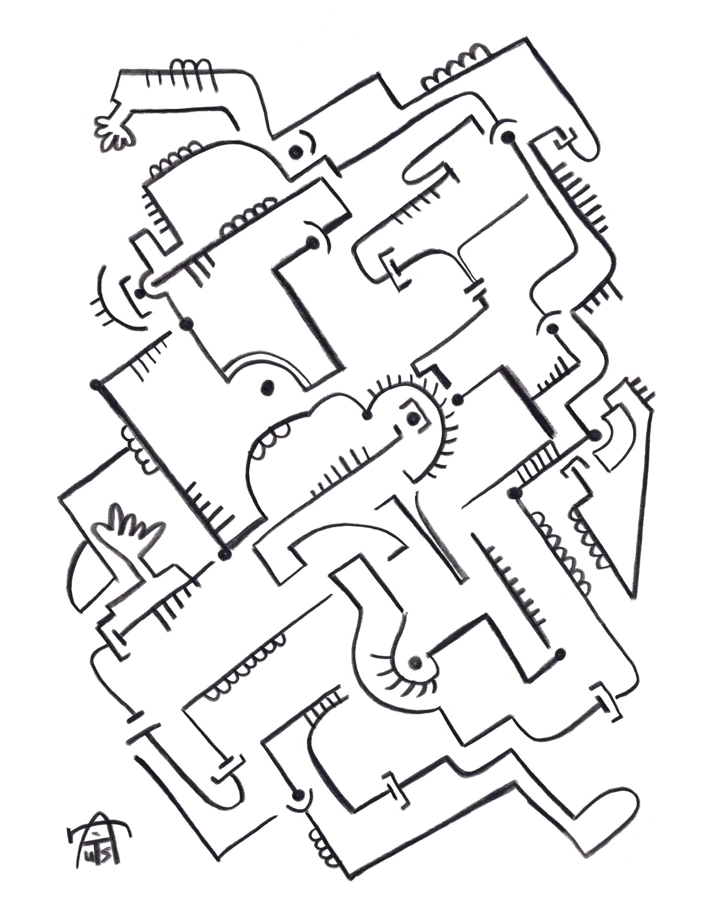 Interlocking Self (11×14 Print)