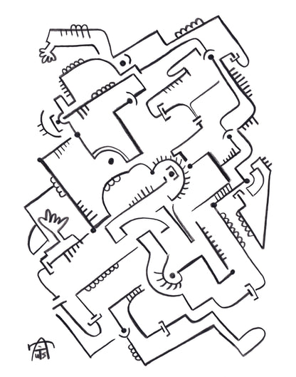 Interlocking Self (11×14 Print)