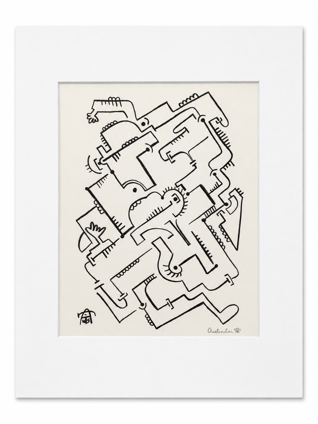 Matted 11x14_Print Only_Interlocking Self