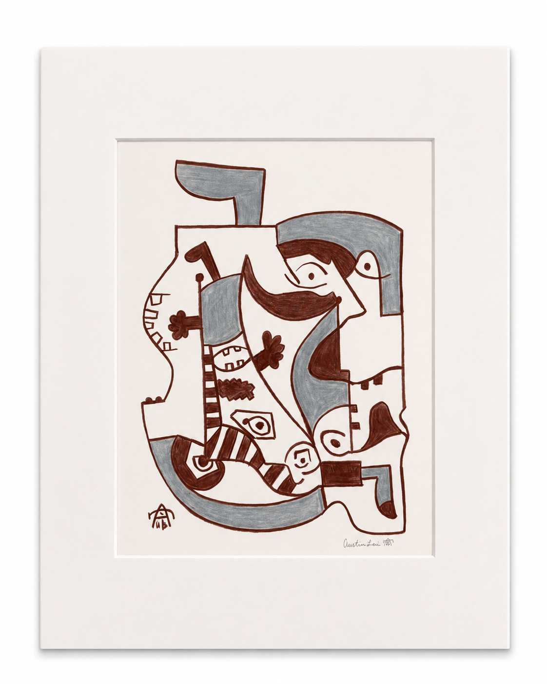 Matted 11x14_Print Only_Moving Within Limits