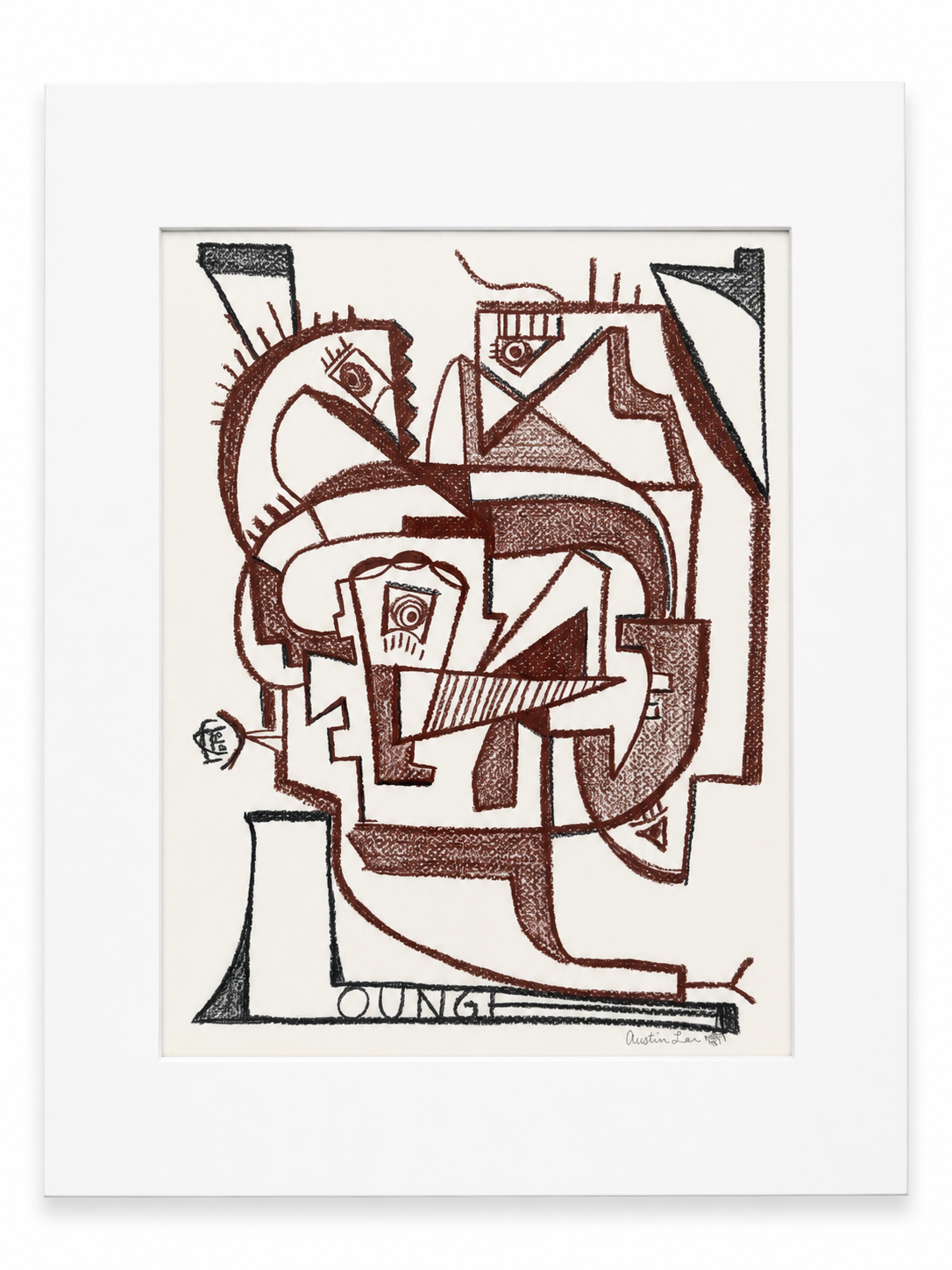 Matted 11x14_Print Only_Signal Lounge