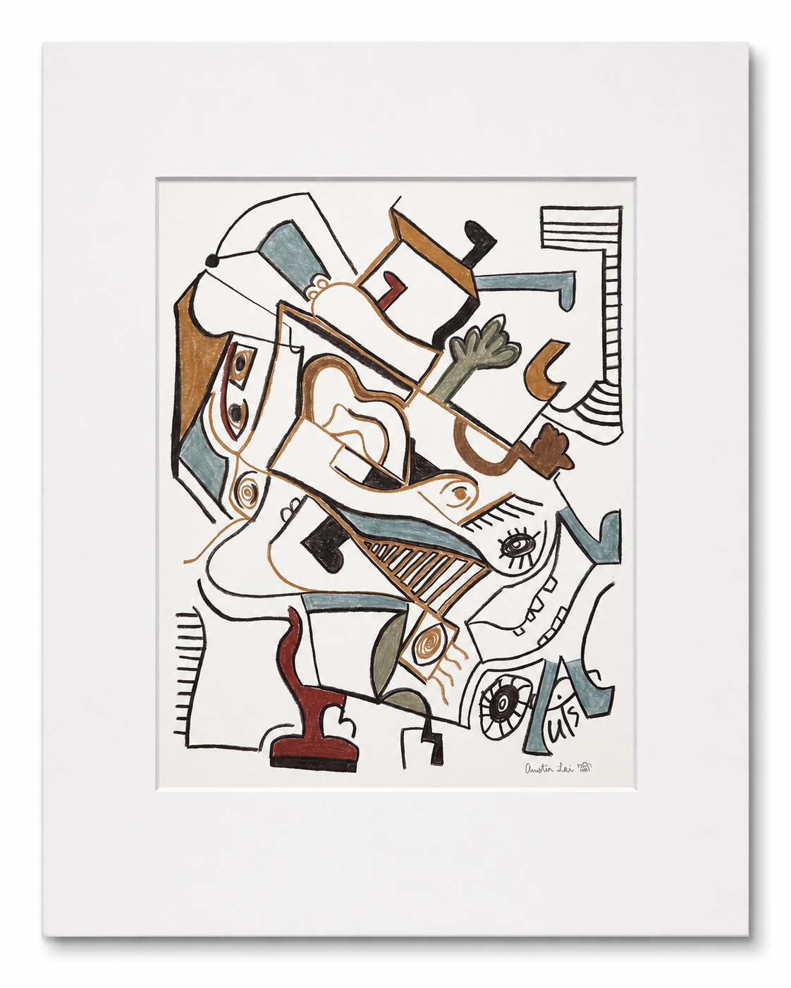 Matted 11x14_Print Only_The Third Profile