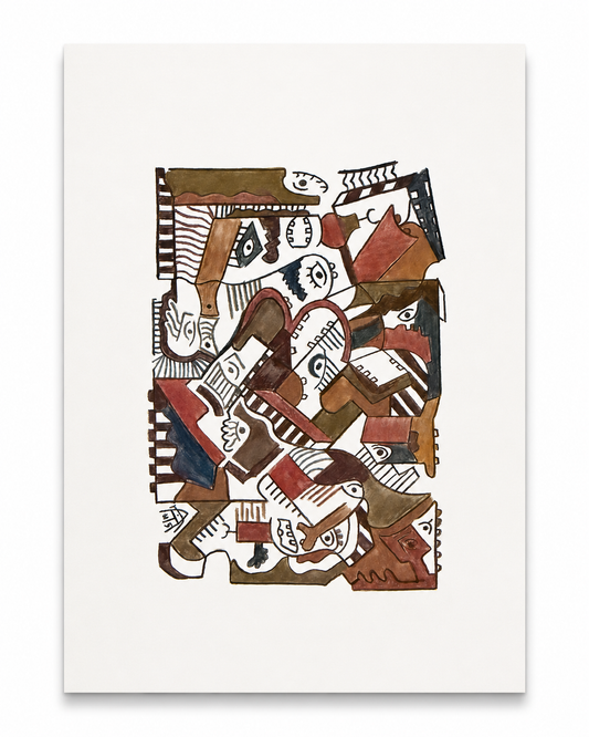 Mini Art Print 4x6_Glitch Exit
