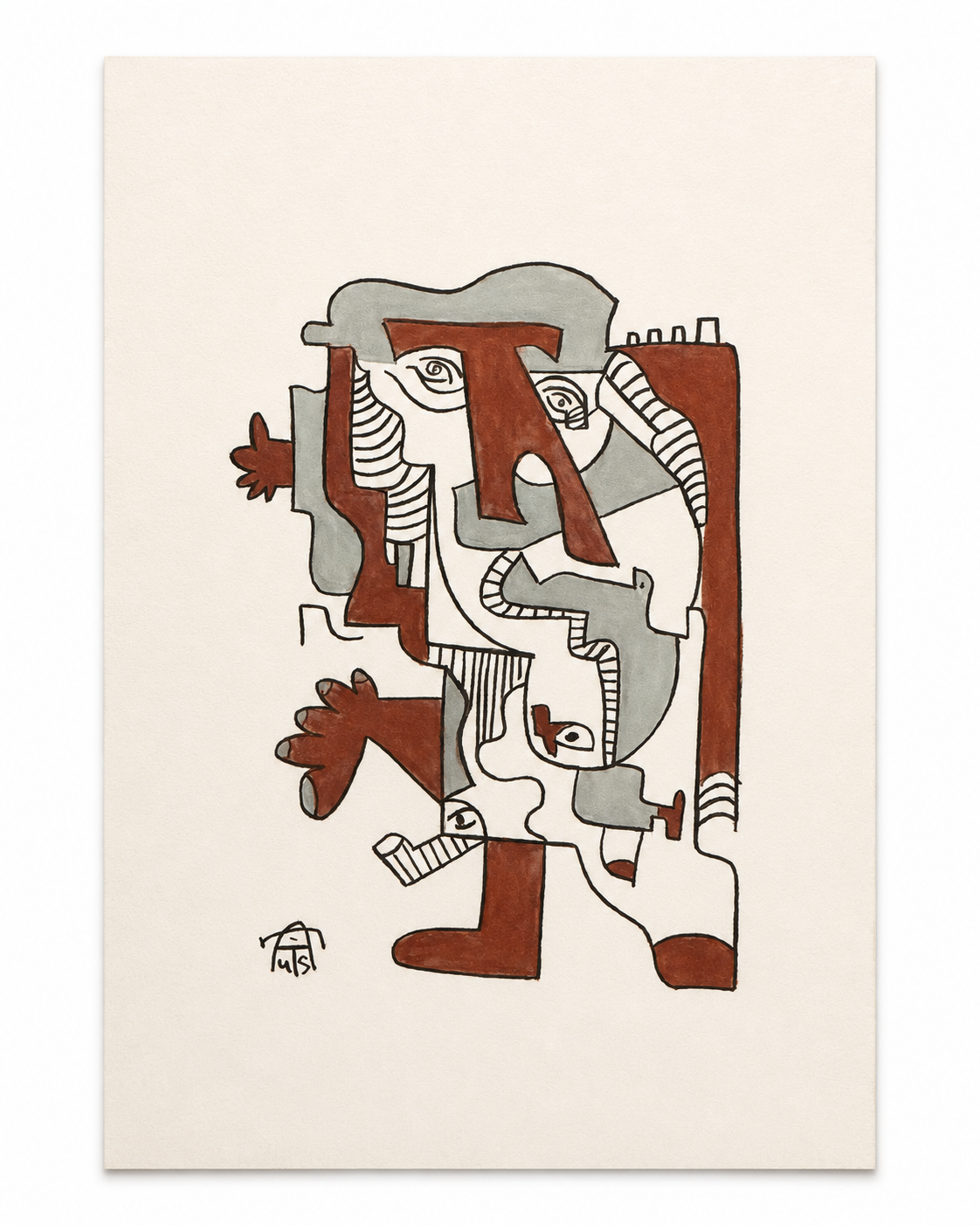 Mini Art Print 4x6_Structure of Not Knowing