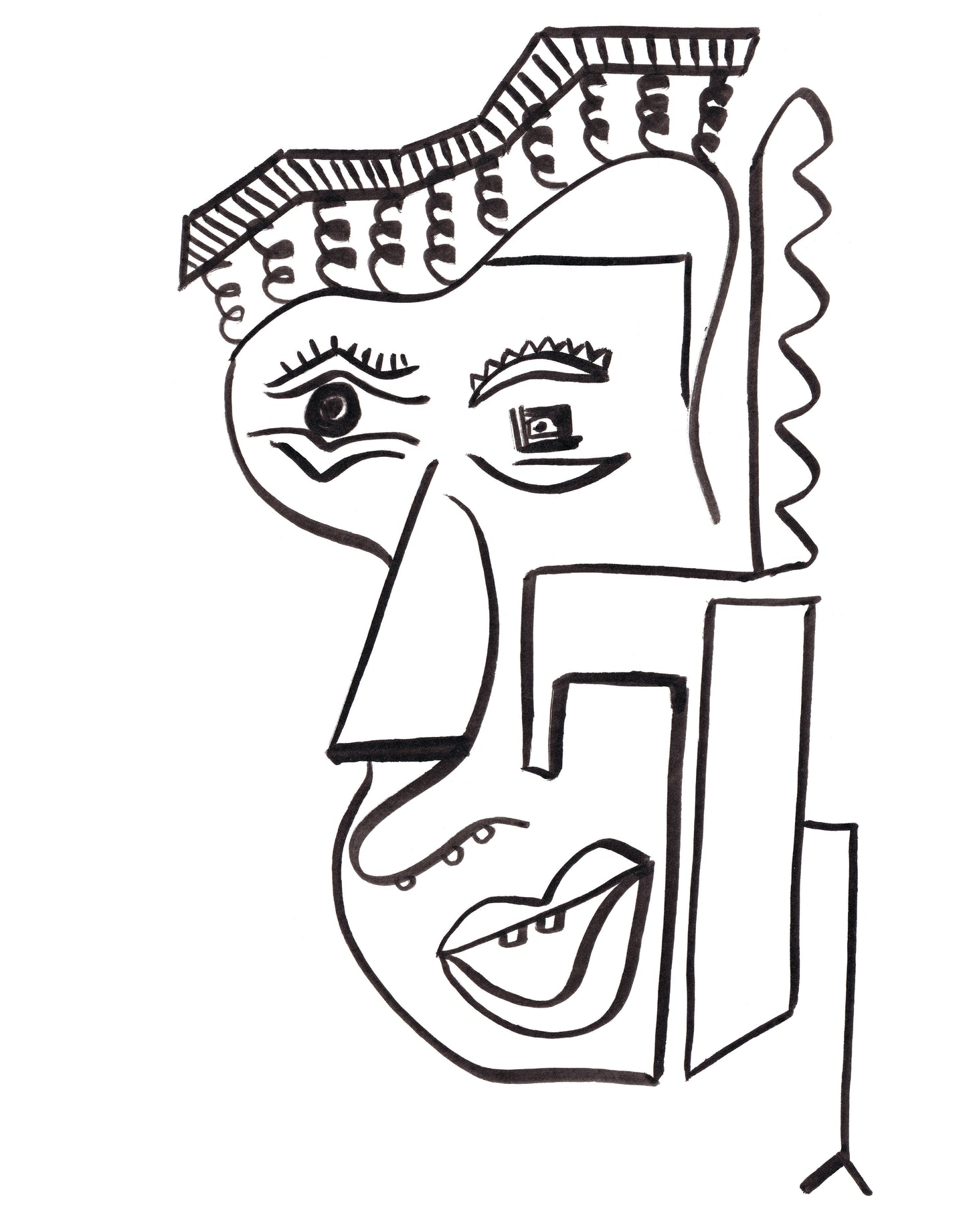 Uneven Gaze (11×14 Print)