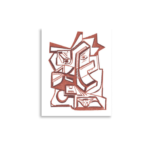 Double Gaze (11×14 Print)