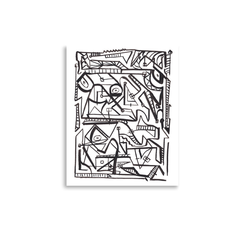 City of Faces (11×14 Print)