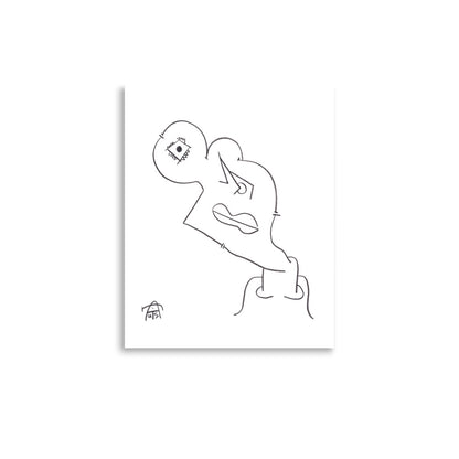 Pinned Eye (11×14 Print)