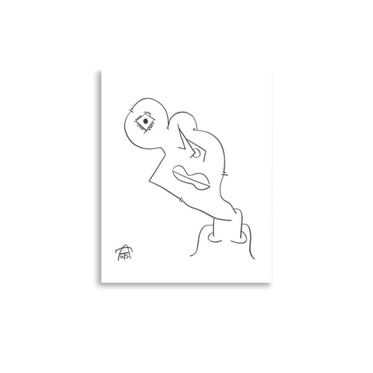 Pinned Eye (11×14 Print)