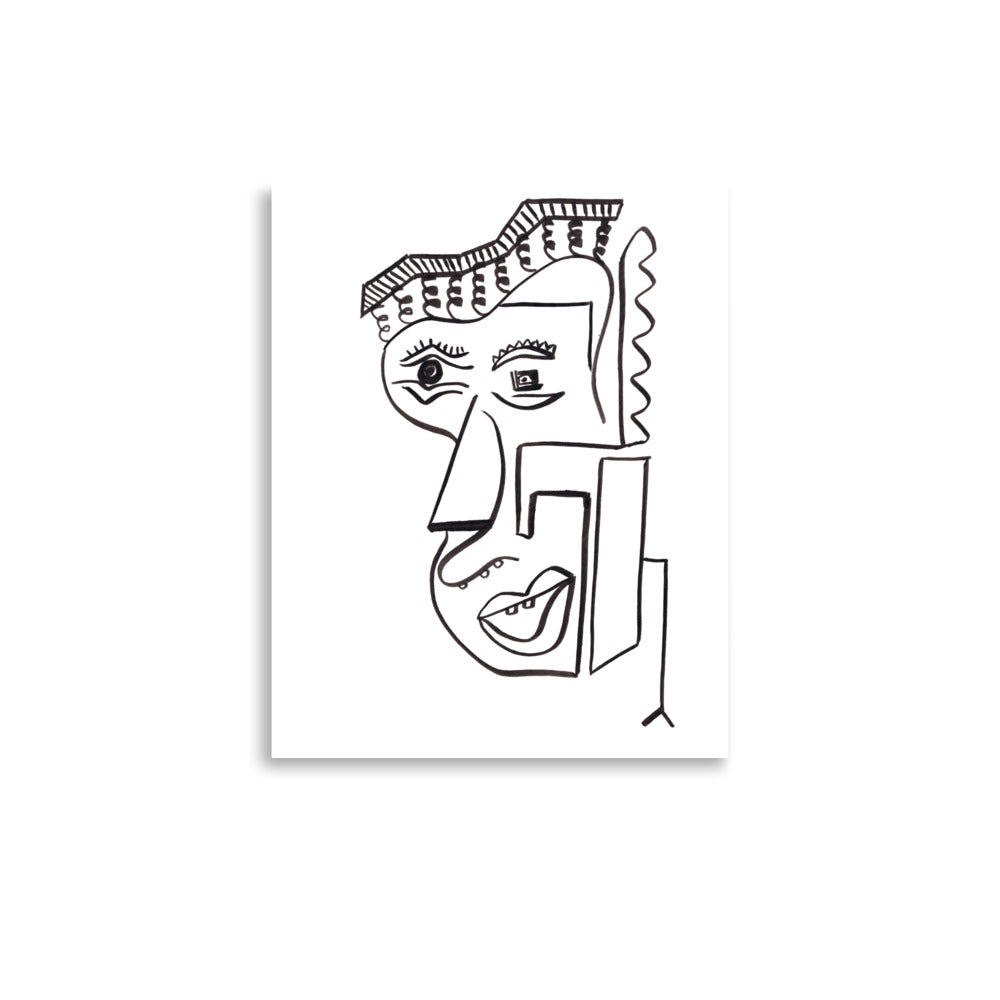 Uneven Gaze (11×14 Print)
