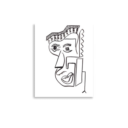 Uneven Gaze (11×14 Print)
