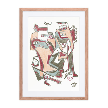 Held Between Faces